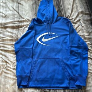 Nike Football Dri-fit Hoodie Blue US Men’s Size XL